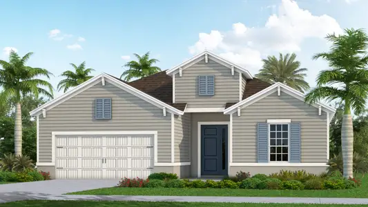 New construction Single-Family house 10025 Hammock Brook Dr, Parrish, FL 34219 plan Endless Summer 4 - image