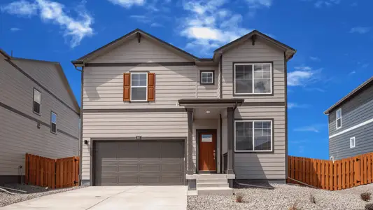 New construction Single-Family house 2345 Base St, Fort Lupton, CO 80621 plan Holcombe - image