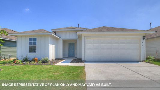 New construction Single-Family house 213 Wirecrested Dr, Lockhart, TX 78644 The Denton- photo 0 0