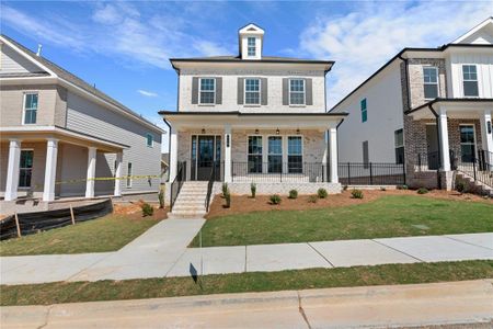 New construction Single-Family house 175 Basil Street St, Cumming, GA 30040 The Greenville- photo 0