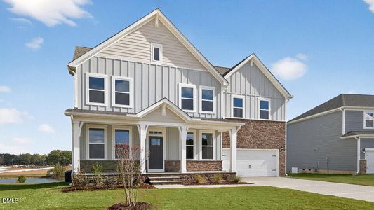 New construction Single-Family house 2100 Stoneridge Barn Wy, Wake Forest, NC 27587 plan Norman - image