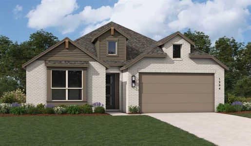 New construction Single-Family house 18231 Hardy Fir Ct, Conroe, TX 77302 Monet Plan- photo 0