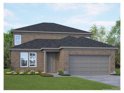 New construction Single-Family house 6911 Comanche Cave, San Antonio, TX 78247 plan The Douglas E - image