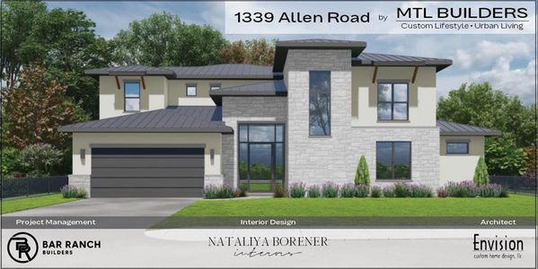 New construction Single-Family house 1339 Allen Rd, Austin, TX 78746 - photo 0