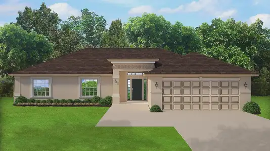 New construction Single-Family house 405 NE Airoso Blvd, Port St. Lucie, FL 34983 plan 1755 - image