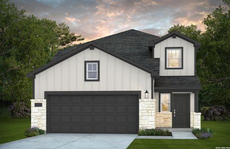 New construction Single-Family house 969 Heartseed Ave, New Braunfels, TX 78130 plan Fentress - image