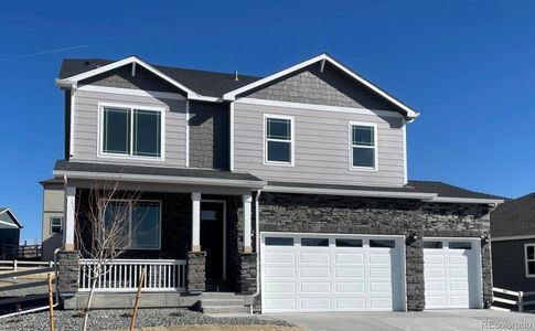 New construction Single-Family house 4887 Cattle Cross Lane, Castle Rock, CO 80104 Pendleton- photo 0