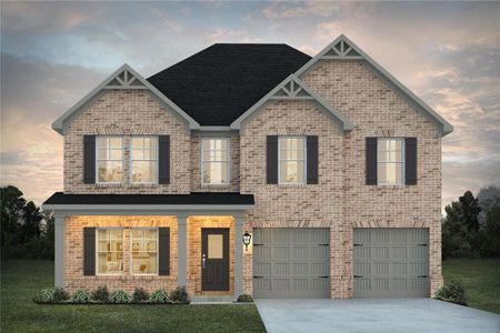 New construction Single-Family house 802 Major Oak Court, Villa Rica, GA 30180 Hemingway- photo 0