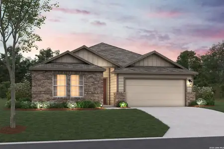 New construction Single-Family house 1024 Amber Lk, Seguin, TX 78155 plan Kingsley - image
