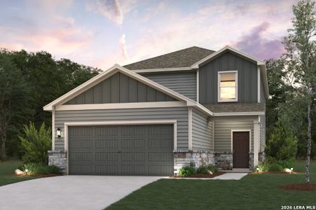 New construction Single-Family house 2310 Crisp Gln, San Antonio, TX 78224 plan Eleanor - 2396 - image