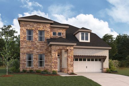 New construction Single-Family house 134 Leland Ave, Buda, TX 78610 plan Belmont II - Signature II Series - image