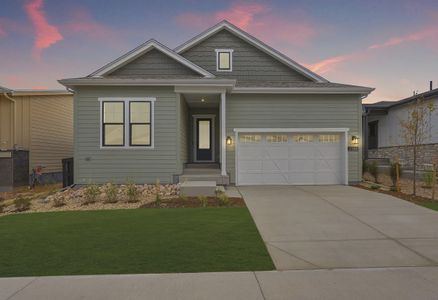 New construction Single-Family house 11087 Amber Light Cir, Littleton, CO 80125 plan 4083 Setting Sun Elevation B - Lake Cottage - image