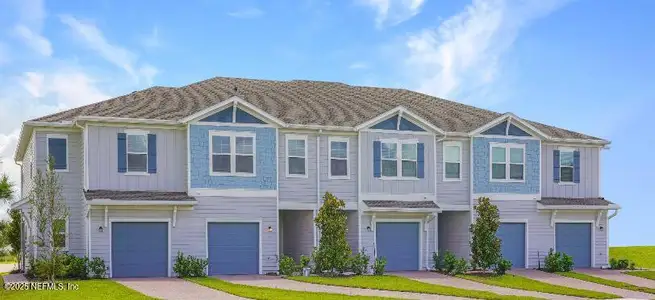 New construction Townhouse house 50 Craig Ct, St. Augustine, FL 32092 plan Lincoln - image