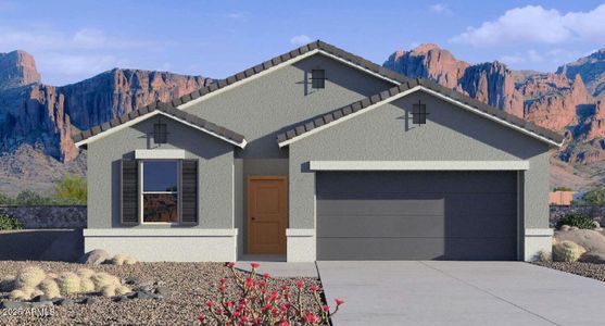 New construction Single-Family house 38150 W Frascati Ave, Maricopa, AZ 85138 plan Harris - image