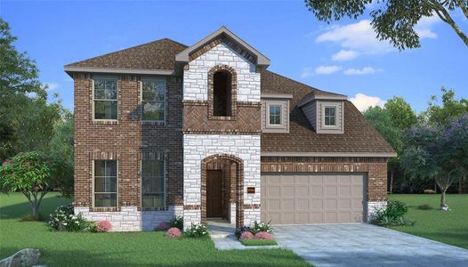 New construction Single-Family house 329 Deer Ridge Dr, Aledo, TX 76008 Ironwood II V- photo 0 0