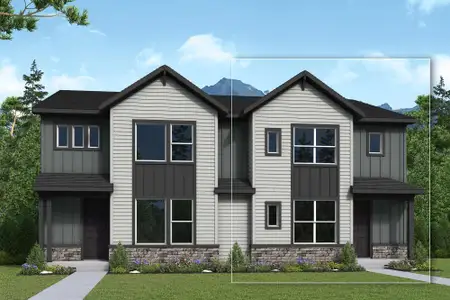 New construction Single-Family house 16225 Peak St, Unit B, Broomfield, CO 80023 plan The Fortuna - image