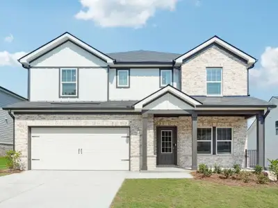 New construction Single-Family house 3059 Sweet Red Cir, Braselton, GA 30517 plan Johnson - image