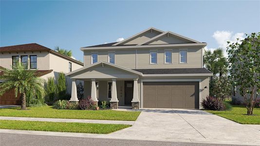 New construction Single-Family house 12183 Stirrup Drive, Dade City, FL 33525 La Jolla- photo 0