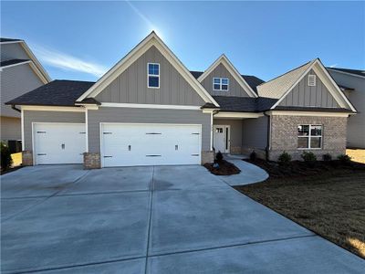 New construction Single-Family house 200 Cherokee Rose Ln, Hoschton, GA 30548 Winston- photo 0