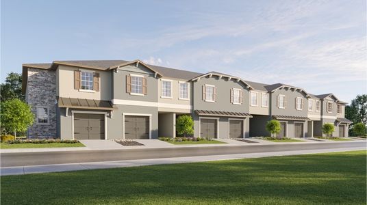 New construction Townhouse house 11115 Wishing Cloud Rd, Land O' Lakes, FL 34638 St. Thomas II- photo 0 0