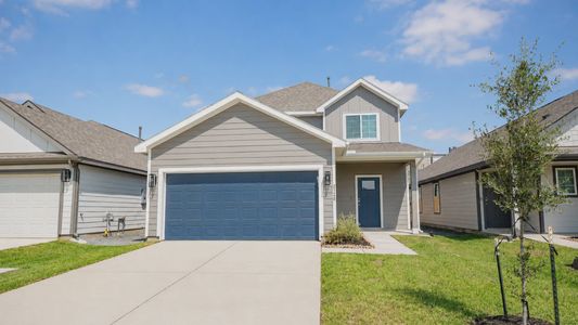 New construction Single-Family house 2126 Creole Creek Ln, Houston, TX 77090 plan The Woodland - image