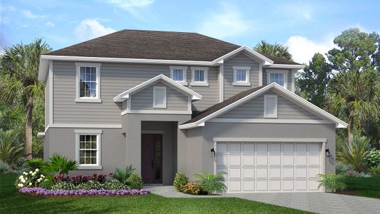 New construction Single-Family house 9008 Wildlight Trl, Wildwood, FL 34785 plan Pembroke - image
