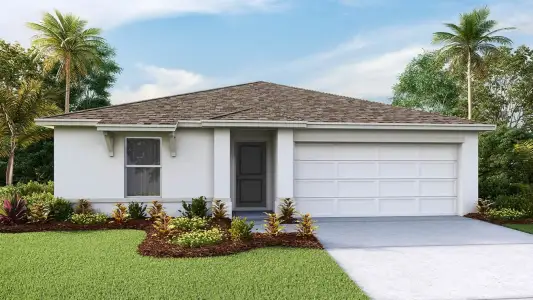 New construction Single-Family house 1144 Wild Clover Wy, Plant City, FL 33566 plan Freeport II - image