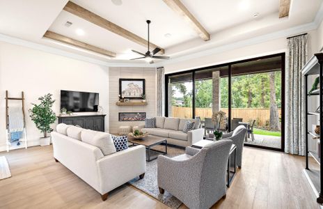 New construction Single-Family house 334 Calmato Woods Wy, Willis, TX 77318 plan 2855 - image 7