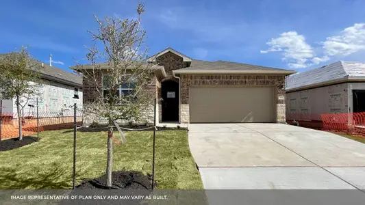 New construction Single-Family house 161 Mustang Lake Cir, Buda, TX 78610 plan The Gaven - image