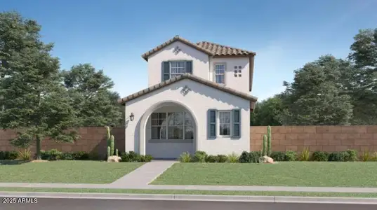 New construction Single-Family house 8350 E Peterson Ave, Mesa, AZ 85212 plan Oxnard Plan 2016 - image