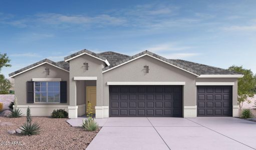 New construction Single-Family house 15440 W Gray Fox Trl, Surprise, AZ 85387 plan Cali - image