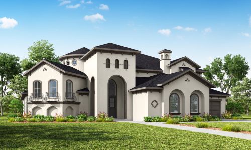 New construction Single-Family house 11102 Openwood Lands Ln, Cypress, TX 77433 plan Fedrick Harris at Bridgeland: Villa Rialto - image