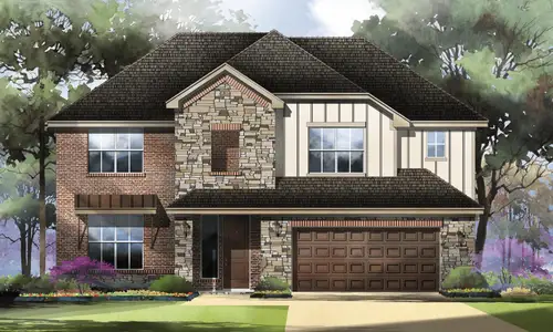 New construction Single-Family house 204 Seibel Wy, Universal City, TX 78148 plan Castell - image