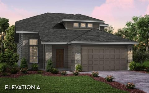 New construction Single-Family house 962 Blue Oak Blvd, San Marcos, TX 78666 Chinook- photo 0