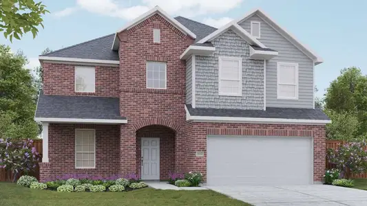 New construction Single-Family house 250 Seattle Slew Dr, Jarrell, TX 76537 plan Majestic - image