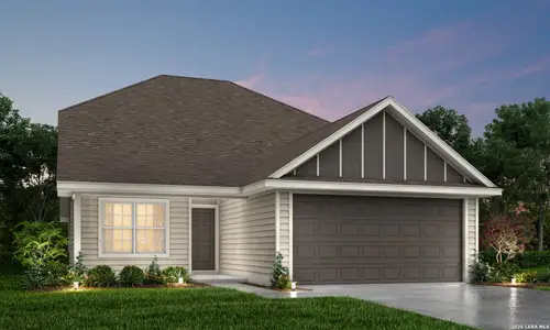 New construction Single-Family house 1237 Sweden, Seguin, TX 78155 plan The Cortona - image