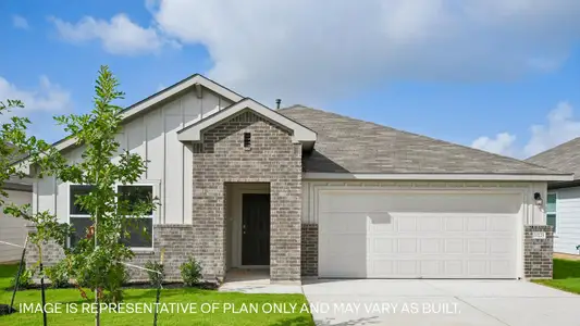 New construction Single-Family house 13405 Eppright Trce, Manor, TX 78653 plan The Lakeway - image