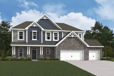 New construction Single-Family house 253 Amber Glen Dr, Locust, NC 28097 plan Stockton - image