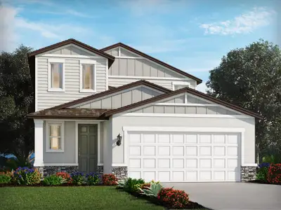 New construction Single-Family house 1804 Brekey Wy, Zephyrhills, FL 33541 plan Yellowstone - image