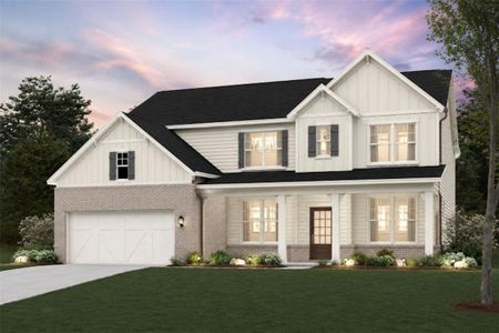 New construction Single-Family house 404 Province Ct, Canton, GA 30115 plan Sapling - image