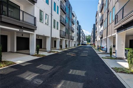 Rear entry garages and balconies