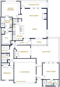 New construction Single-Family house 202 Drawbridge Dr, Georgetown, TX 78633 plan Avondale III - image 3