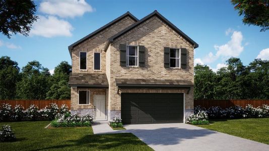 New construction Single-Family house 12633 Sea Gull Way, Manor, TX 78653 Hailey Plan- photo 0 0