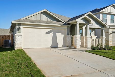 New construction Single-Family house 831 Shatterhand Blvd, San Antonio, TX 78260 plan The Callaghan (830) - image
