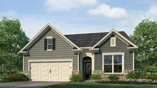 New construction Single-Family house 435 Majestic Oak Cir, Dallas, GA 30132 plan Aria - image