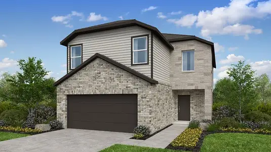 New construction Single-Family house 469 Unakite Trl, Liberty Hill, TX 78642 plan Kestrel - image