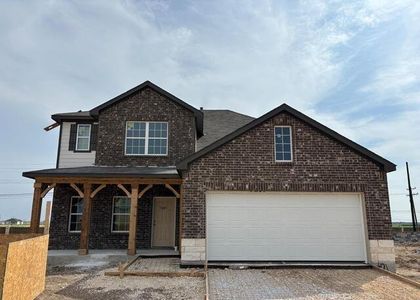 New construction Single-Family house 1421 Alleyton Ct, Seguin, TX 78155 Jordan Homeplan- photo 0