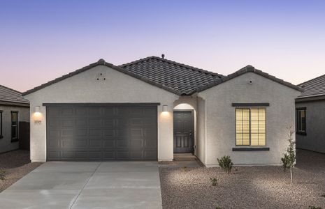 New construction Single-Family house 5043 S 251St Drive, Buckeye, AZ 85326 Verbena- photo 0