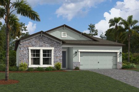 New construction Single-Family house 7915 Painted Sky Place, Land O Lks, Land O' Lakes, FL 34637 plan Hartford  III - image