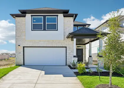 New construction Single-Family house 335 Young St, Buda, TX 78610 plan Carson - image
